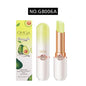 Blushimmer OMGA color-changing lip balm with peach flavor, moisturizing, waterproof, temperature-sensitive jelly lipstick on smooth lips