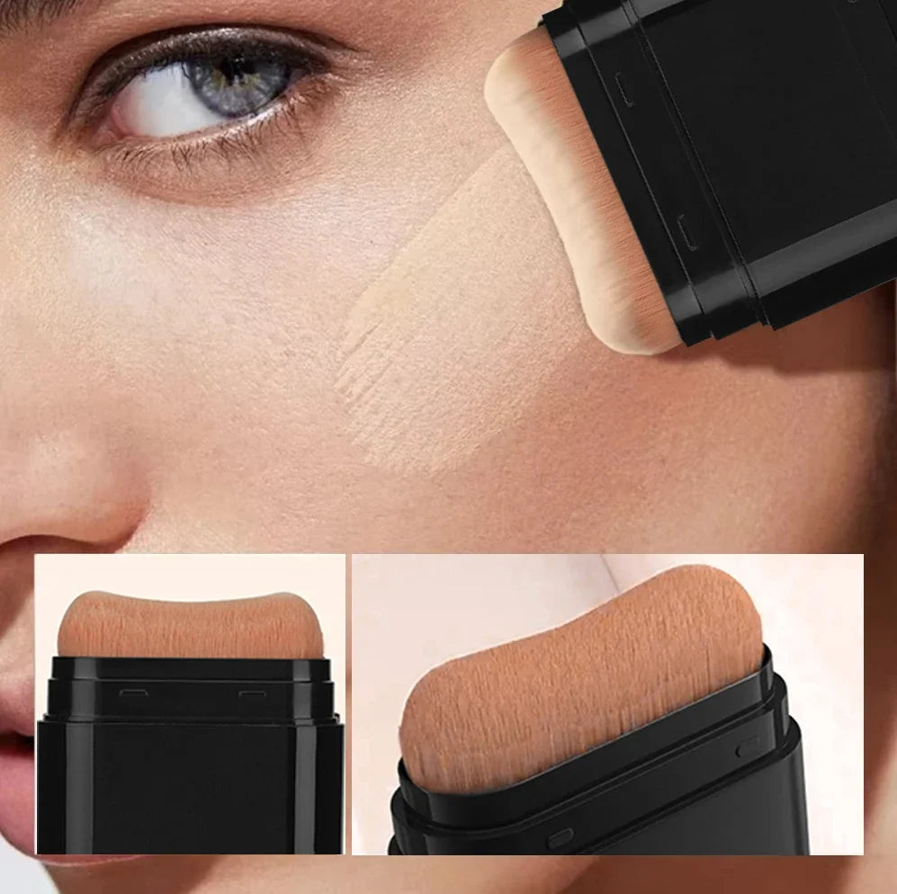 Blushimmer O'cheal 2-in-1 concealer, foundation, and contour stick in 15g with a sleek, dual-ended design for makeup application