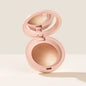 Blushimmer Rare Beauty melting cream blush with matte pearlescent texture, glitter accents, and nourishing lip gloss in soft shades