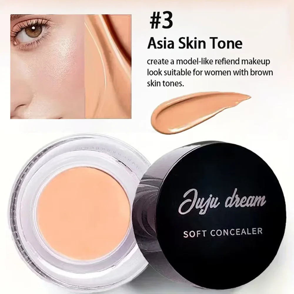 Blushimmer full coverage waterproof concealer in a natural matte finish, hiding tattoos, scars, and blemishes on all skin tones.