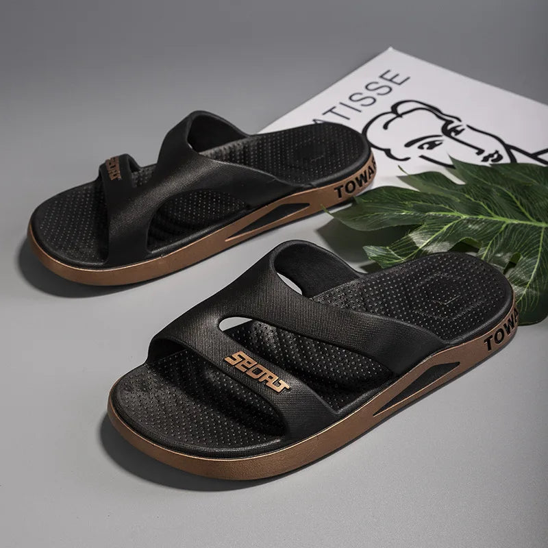 Men Slip On Sandals Non Slip Sole Soft Insole Pool Beach Slippers Fashion Casual Outdoor Slides Wholesale