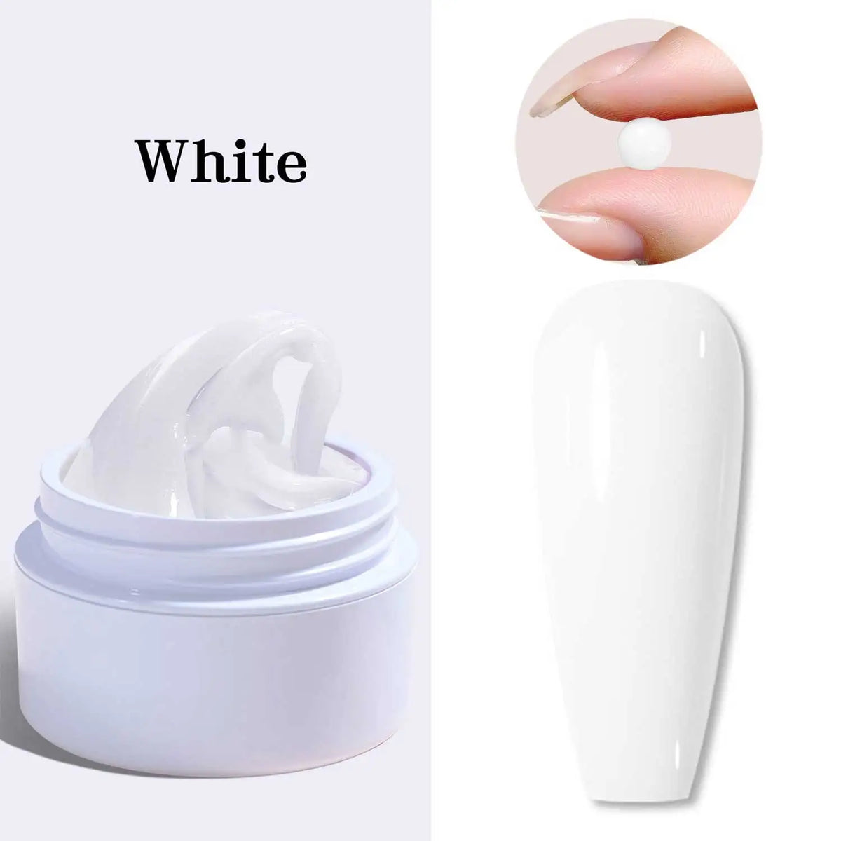 Clear non-stick hand extension gel from Blushimmer, 5/15ml UV/LED gel for 3D shaping, sculpting, and carving nail art.