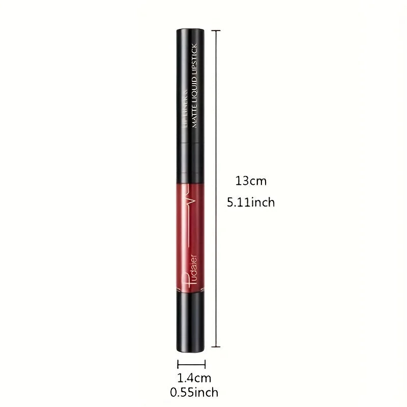 Blushimmer waterproof long-lasting lip liner pencil with high pigment, smooth matte finish, sweatproof, non-fading lip contour makeup.