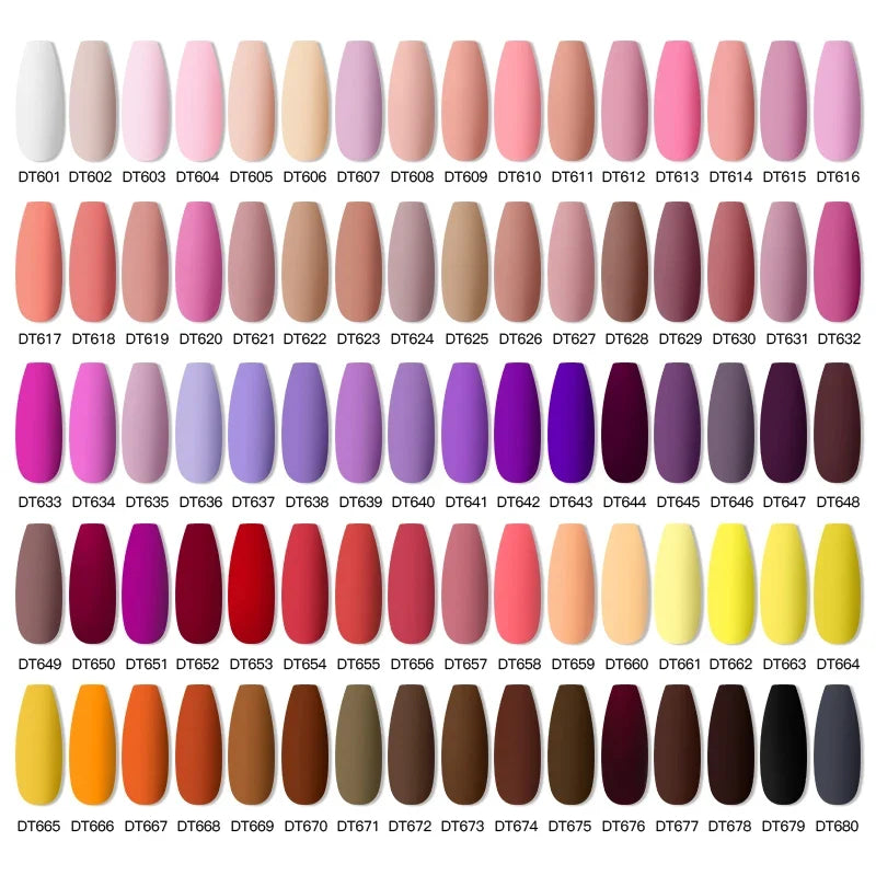Blushimmer 12-piece all-season nail gel polish set with multicolor shades, UV and LED compatible, long-lasting, HEMA free for women.