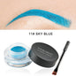 Blushimmer Handaiyan 12-color waterproof eyebrow cream and gel set with professional black eyebrow makeup tools.