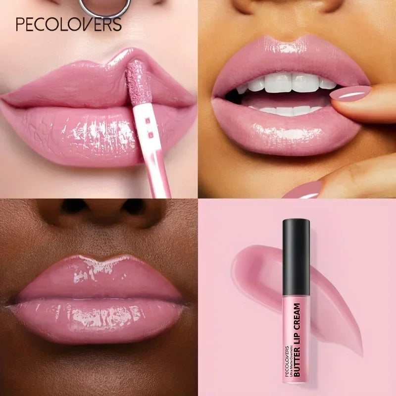 Blushimmer waterproof liquid lipstick set with 21 vitamin E-enriched lip glosses and plumpers in vibrant shades.