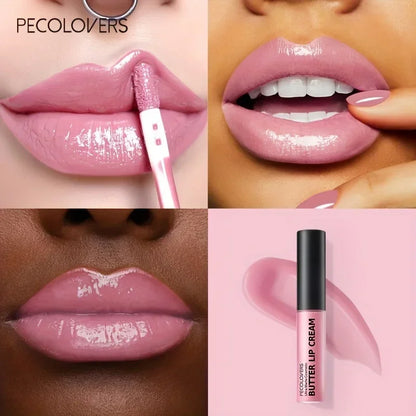 Blushimmer waterproof liquid lipstick set with 21 vitamin E-enriched lip glosses and plumpers in vibrant shades.
