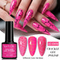 LilYCUTE 7ml neon crackle gel nail polish by Blushimmer, bright fluorescent semi-permanent UV gel for colorful summer nail art.