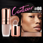 Blushimmer Liquid Highlighter Stick in Rose Glow with soft sponge tip for easy application, long-lasting 3D contour on face and body