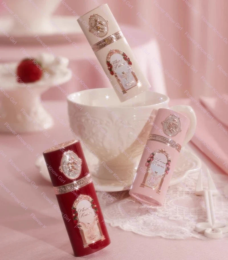 Blushimmer Flower Knows Strawberry Cupid Collection liquid blush in 7g, silky cream formula with a lightweight, skin-like finish.