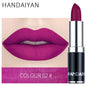 Blushimmer HANDAIYAN 12-color matte velvet waterproof lipstick set, featuring long-lasting, non-stick, vibrant lip colors.