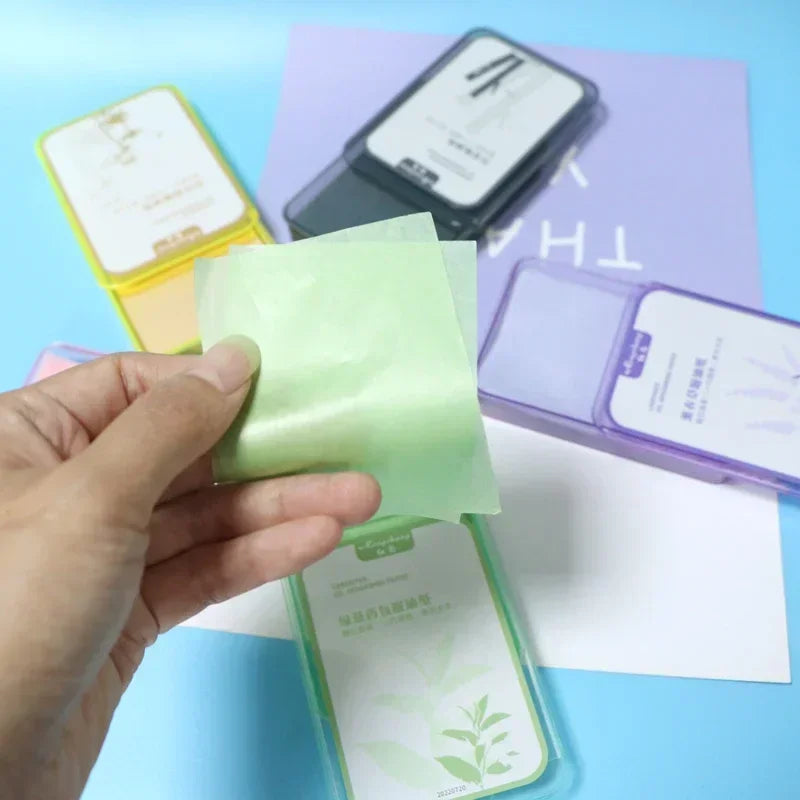Blushimmer 300-pack face oil absorbing paper sheets for oily skin, perfect for oil control and face cleansing.