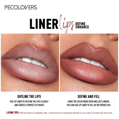 Blushimmer 1PC Matte Lip Liner Pen, waterproof and long-lasting, easy to glide, moisturizing for all skin types in lip makeup.