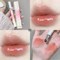 Kakashow Mirror Watery Lip Gloss by Blushimmer featuring a shiny, moisturizing jelly lip tint in a clear, reflective container.
