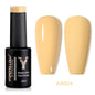 YOKEFELLOW 10ml Jelly Nude Gel Nail Polish by Blushimmer, translucent pink UV gel with long-lasting, soak-off finish.