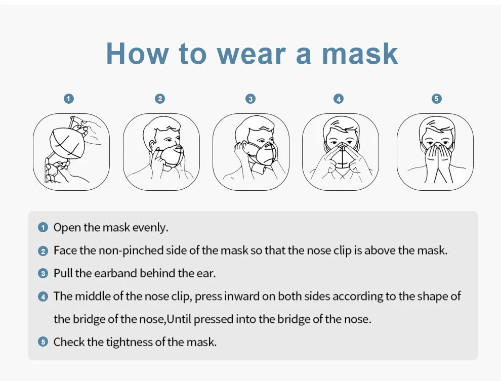 Adult Fish Shape Certified KN95 FFP2 Mask 4 Layers Black Fabric Mascarillas Mouth FPP2 Face Mask KN95 Filter Respirator ffp2mask