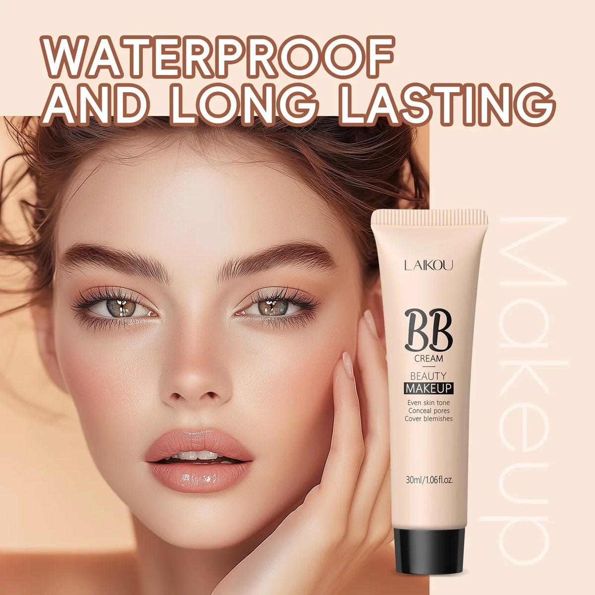 Blushimmer 6-color concealer and BB cream set in 30ml liquid foundation, natural facial primer for even skin tone.