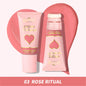 Blushimmer DIMSHOW 6-color velvet sponge head for lips and cheeks with moisturizing water and blush application.