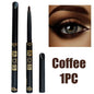 3Pcs Waterproof & Sweat-Proof Black Eyeliner Pencil Combined Lasting Smudge-Proof Bold Eye Makeup Easy Glide Formula for Perfe
