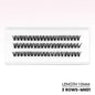 Blushimmer WOSHEER eyelash clusters kit with faux mink lashes, lash bond, seal, and remover for DIY eyelash extensions.