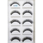 Set of 5 pairs of natural 3D mink false eyelashes by Blushimmer, showcasing full, wispy eyelash extensions for makeup looks.