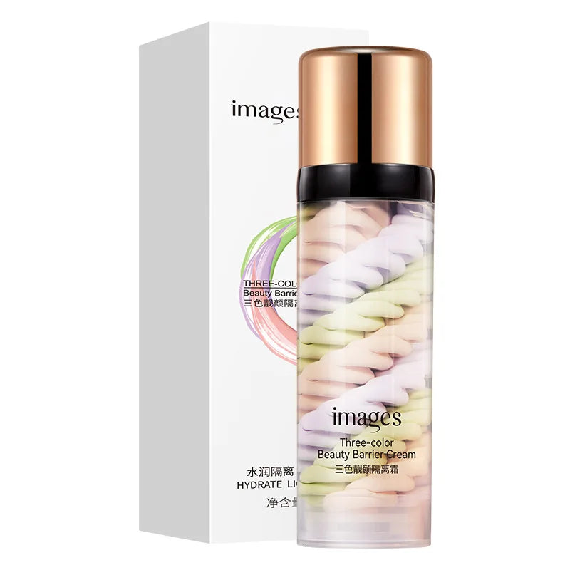 Blushimmer three-color repair and isolation cream protective primer in 40g, moisturizing makeup base and skin isolation milk