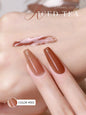 Blushimmer Mianel Japanese-style fairy gel nail polish in white pink nude, ice clear finish, summer nail look, 12ml bottle