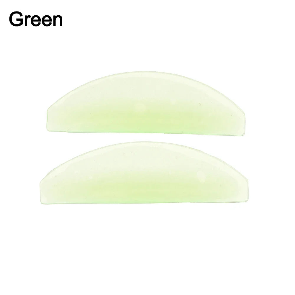 Pair of silicone eyelash perm pads by Blushimmer, 3D lash lifting shields and eyelash curler accessories for makeup application