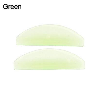 Pair of silicone eyelash perm pads by Blushimmer, 3D lash lifting shields and eyelash curler accessories for makeup application