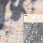 Brown 5D Japanese Kawaii Bear nail art stickers by Blushimmer, self-adhesive cartoon animal decals for DIY nail decorations.