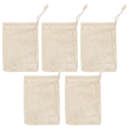 Soap Foaming Net Mesh Bags Bath Washing Tools Body Cleaning Bubble Helper Mesh Deep Cleaning Home Bathroom Exfoliating Supplies