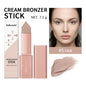 Blushimmer 2-in-1 cream bronzer and contour stick, providing instant depth and dimension to the face.