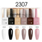 Blushimmer 6pcs 9ml CANNI HEMA Free nail gel polish set with vibrant semi-permanent UV/LED gel colors for gel nails art.