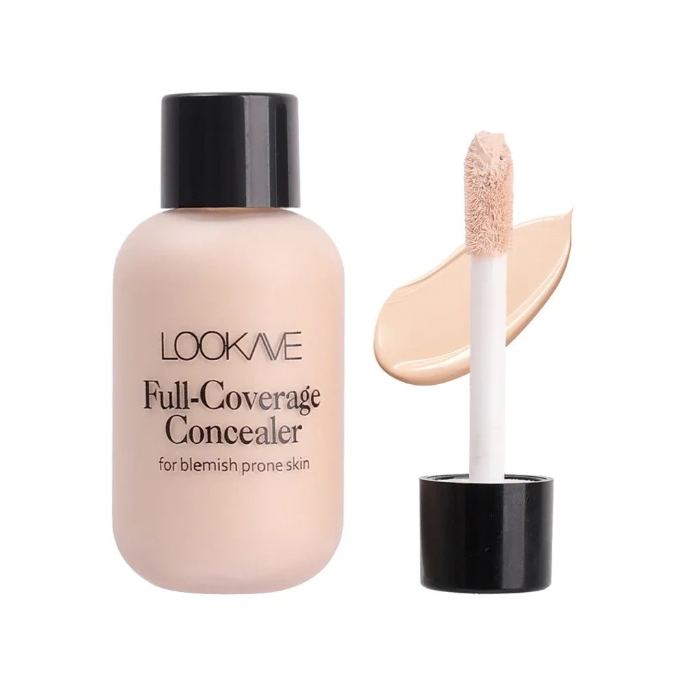 Blushimmer waterproof matte concealer cream for full coverage, acne, dark circles, and oil control in liquid foundation form.