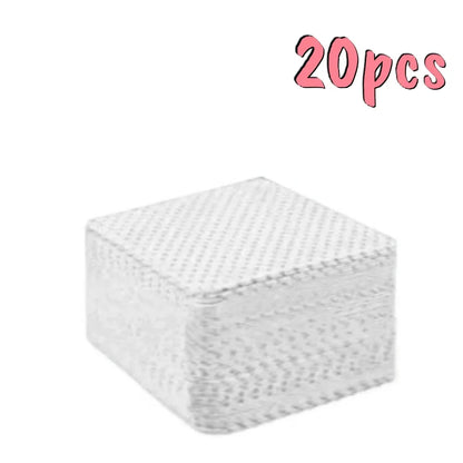 Blushimmer lint-free nail wipes for gel cleanup and nail polish removal, aluminum-free nail beauty cleaning tissues.