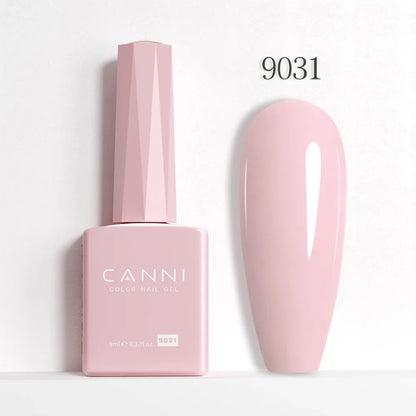 Blushimmer CANNI Hema Free Nail Gel Polish fall color collection with long-wear top coat in red and nude jelly shades, 9ml bottle