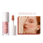 Blushimmer FOCALLURE liquid blusher with four natural shades, long-lasting matte finish, for a Korean makeup look.