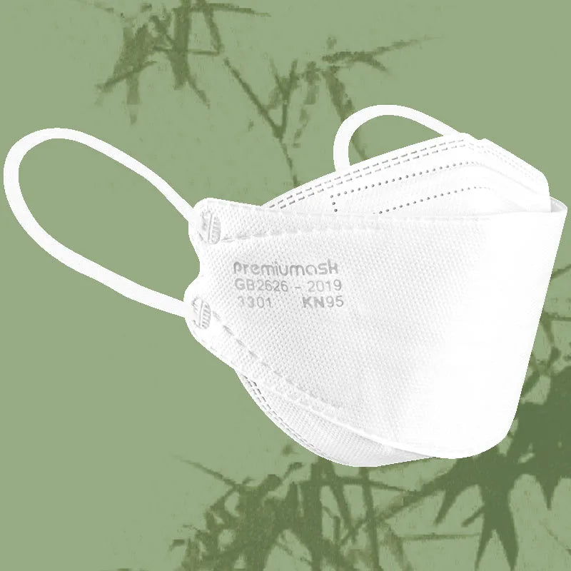 100pcs Labor KN95 N95 non-woven mask three-D high breathable protective mask white adults children windproof dust-free odorless