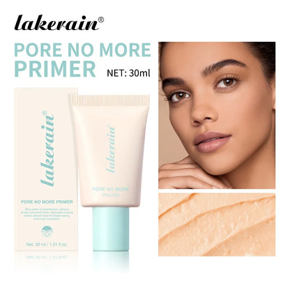 Blushimmer Lakerain Pore No More Primer with moisturizing, oil control, matte finish, water and sweat-resistant base makeup.
