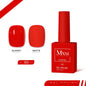 Mxsi 15ml Gel Nail Polish Neon Brown Royal Blue Red Green Pastal Nude Nail Art Varnish Gel Lacquer Top Coat UV Gel Nail Not Set