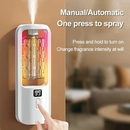 50ml Essential Oils Diffuser USB Multi-mode LED Digital Display 5 Gear Home Wall Mounted Display Air Freshener Smart Fragrance