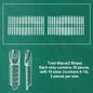 Nailpop Space French Dual Forms 15 Sizes 60/150PCS Transparen Reusable Nail Extension Gel French Tip Manicure Tool DIY Art Salon