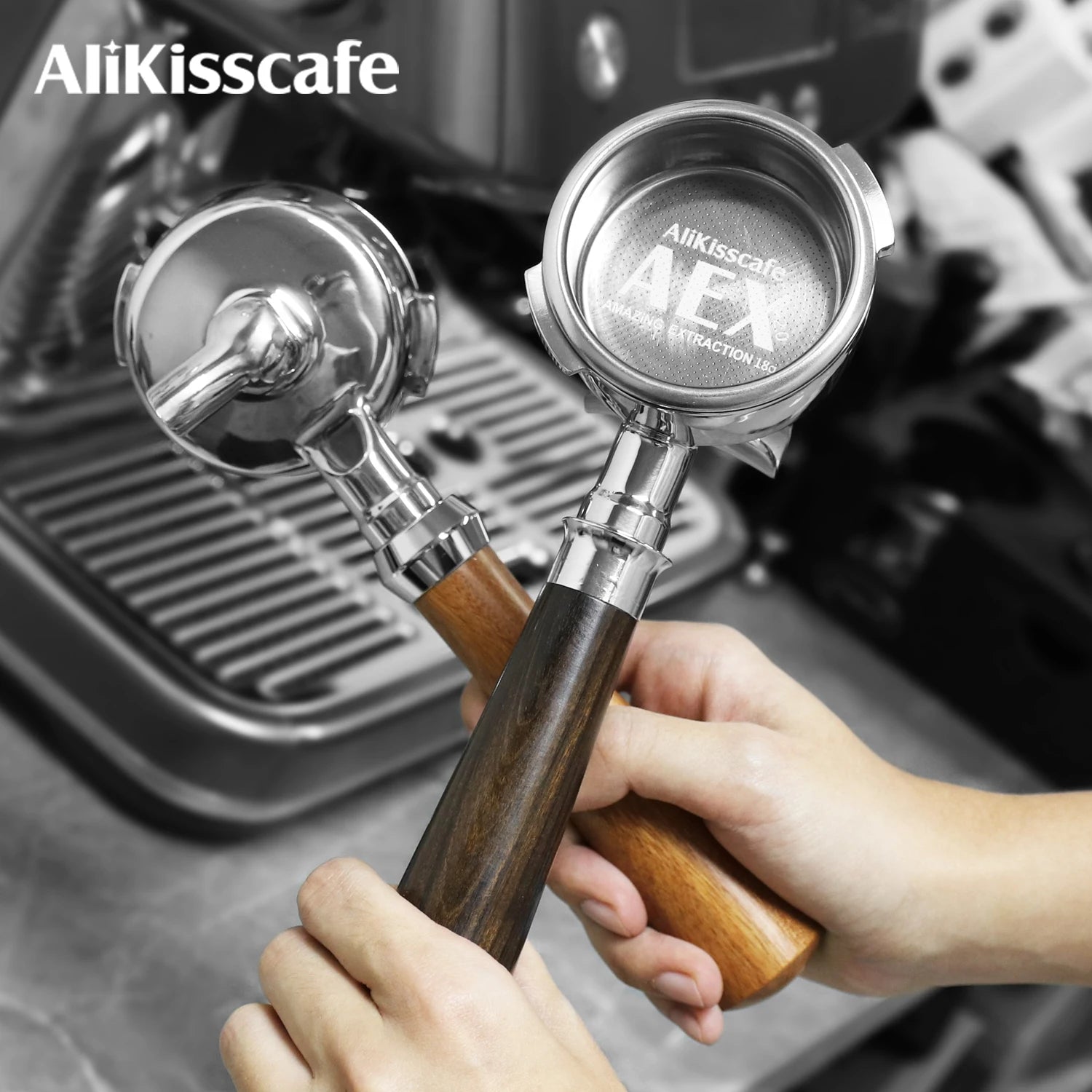 AliKisscafe 58MM Coffee Portafilter For GAGGIA Classic Pro Double Spout Shot Espresso Machine Accessories Maker Barista Tools