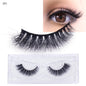 Blushimmer LEHUAMAO 5D Mink Hair false eyelashes with wispy, cross design, fluffy and natural for makeup and eyelash extensions.