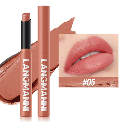 Blushimmer 12-color matte lipstick set with long-lasting, waterproof velvet finish lipsticks and smooth, non-fading lip color.