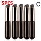 Blushimmer silicone lip brush with cover cap, soft round head concealer brush for precise lipstick and makeup application.