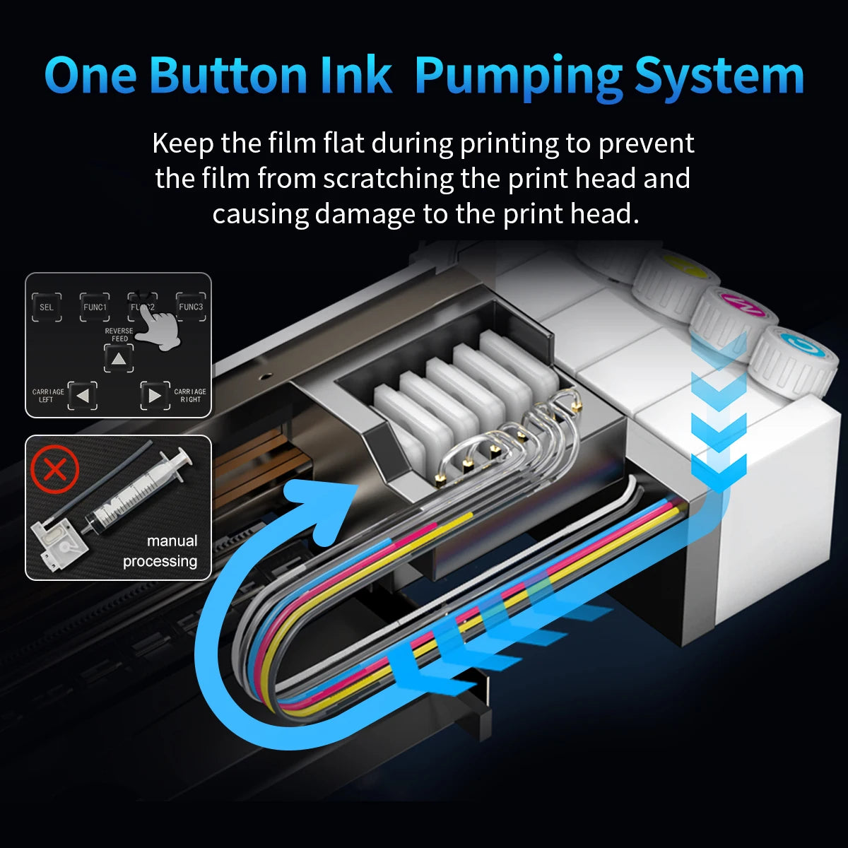OYfame A3+DTF Printer impresora dtf a3 For Epson XP600 Directly To Film Textile A3 t shirt printing Machine A3 with dtf oven