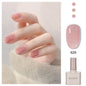 Blushimmer MAYCHAO 12ml semi-permanent jelly gel nail polish top coat with UV and LED compatibility, long-lasting gel manicure product