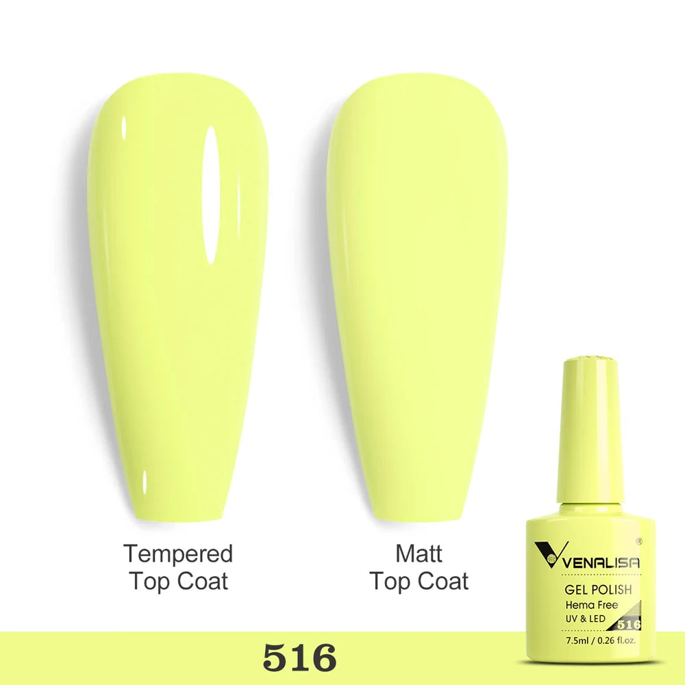 Bright neon gel nail polish by Blushimmer with UV and LED fluorescence, perfect for summer nail art and salon manicure.