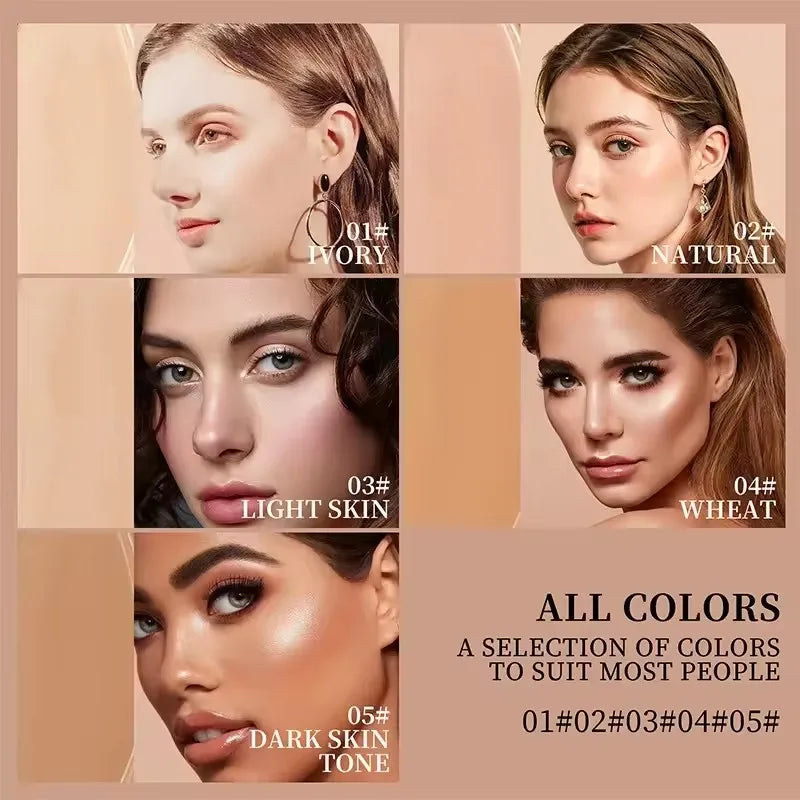Blushimmer face contour stick and concealer pen, waterproof, long-lasting, for brightening skin and nose contouring in makeup.